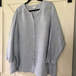 J JILL linen tunic 2XL